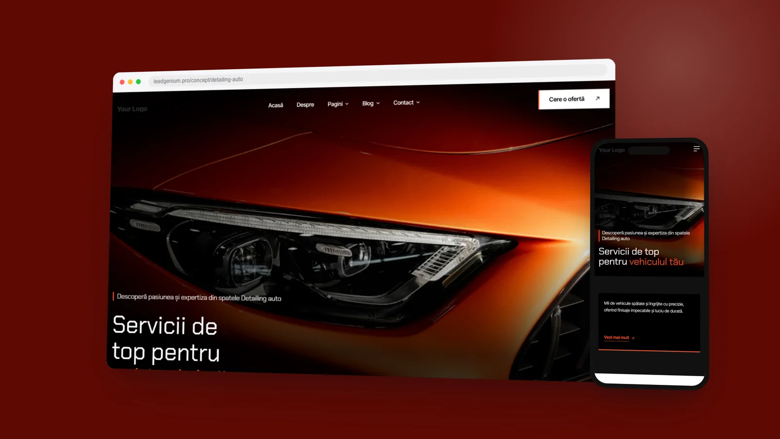 Детейлинг — leadgenium.pro/concept/detailing-auto