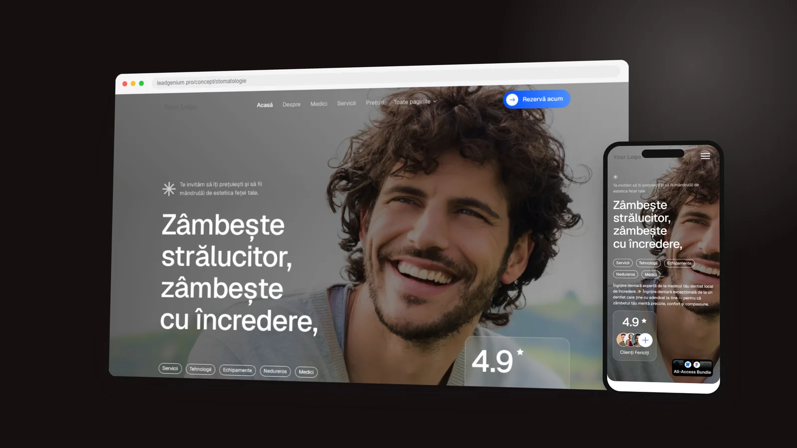 Стоматология — leadgenium.pro/concept/stomatologie